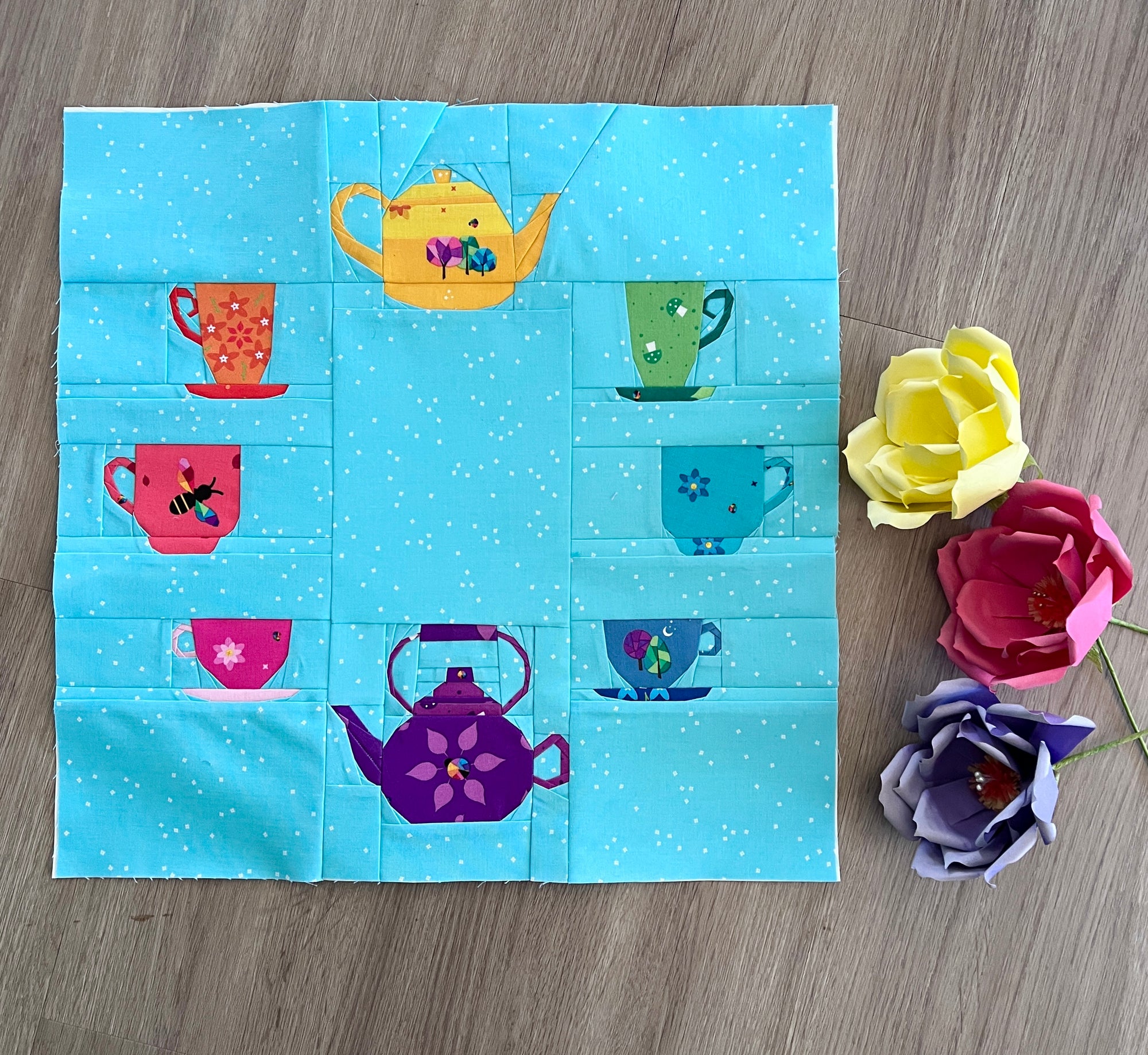 Tea Time Paper Pieced Pattern